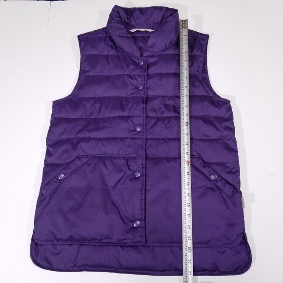 Woolrich Purple Button-up Outdoor Vest w/ Pockets - Picture 8 of 9